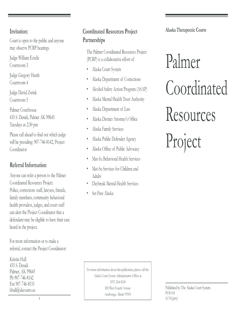 PUB 101 Alaska Court Records State of Alaska  Form