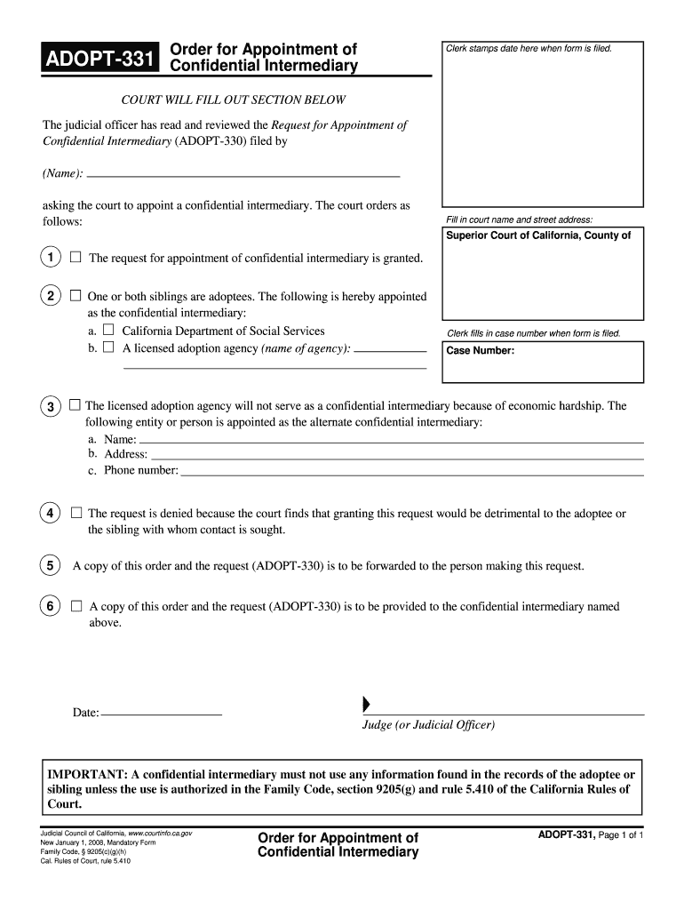 The 331 Ca  Form