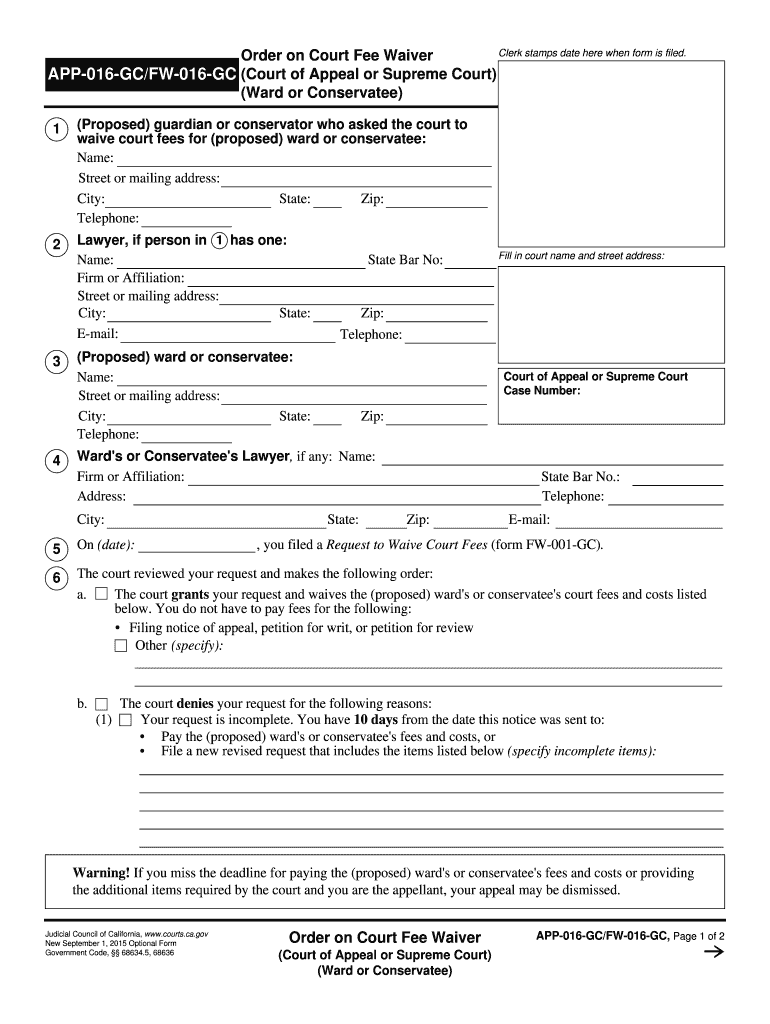 Courts Ca  Form