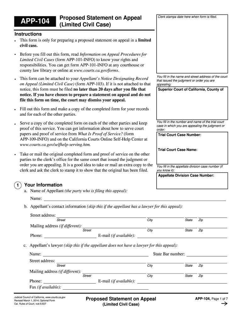  APP 104 01 01 Ofm California Courts Courts Ca 2014