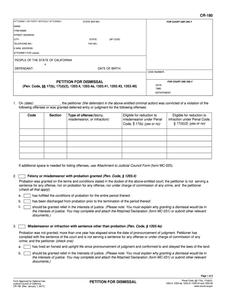  Cr 180  Form 2016