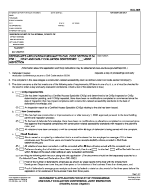  Ca Application Stay 2016-2024