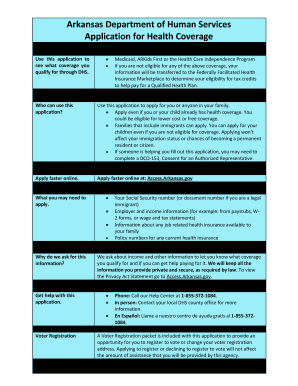 Arkansas Application Health 2015-2025