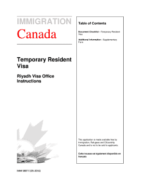  Imm5257e Form PDF 2016