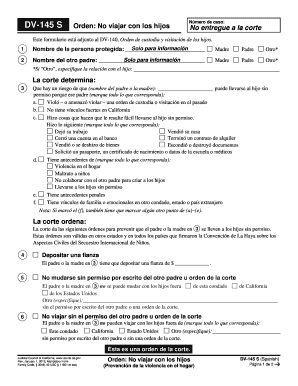 Dv 145  Form