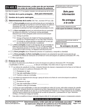 Ca Dv400 Form