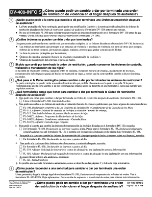 Dv 400 Infos  Form