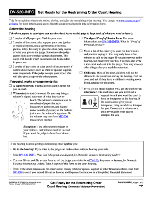  Dv 520 Info 2016-2024