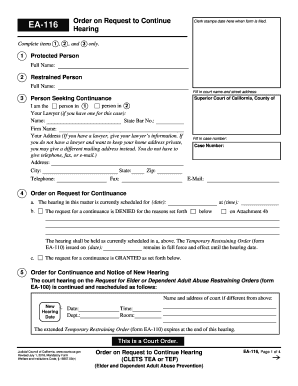 Ea 116  Form