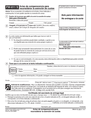 California Comparecencia Reconsiderar  Form