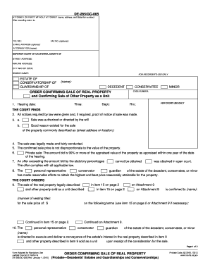  Confirming Property 2015-2024