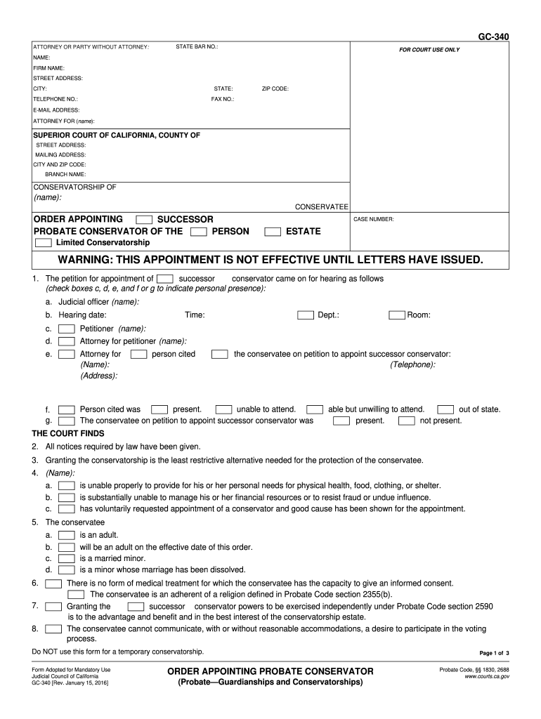 Gc 340 2016-2025
