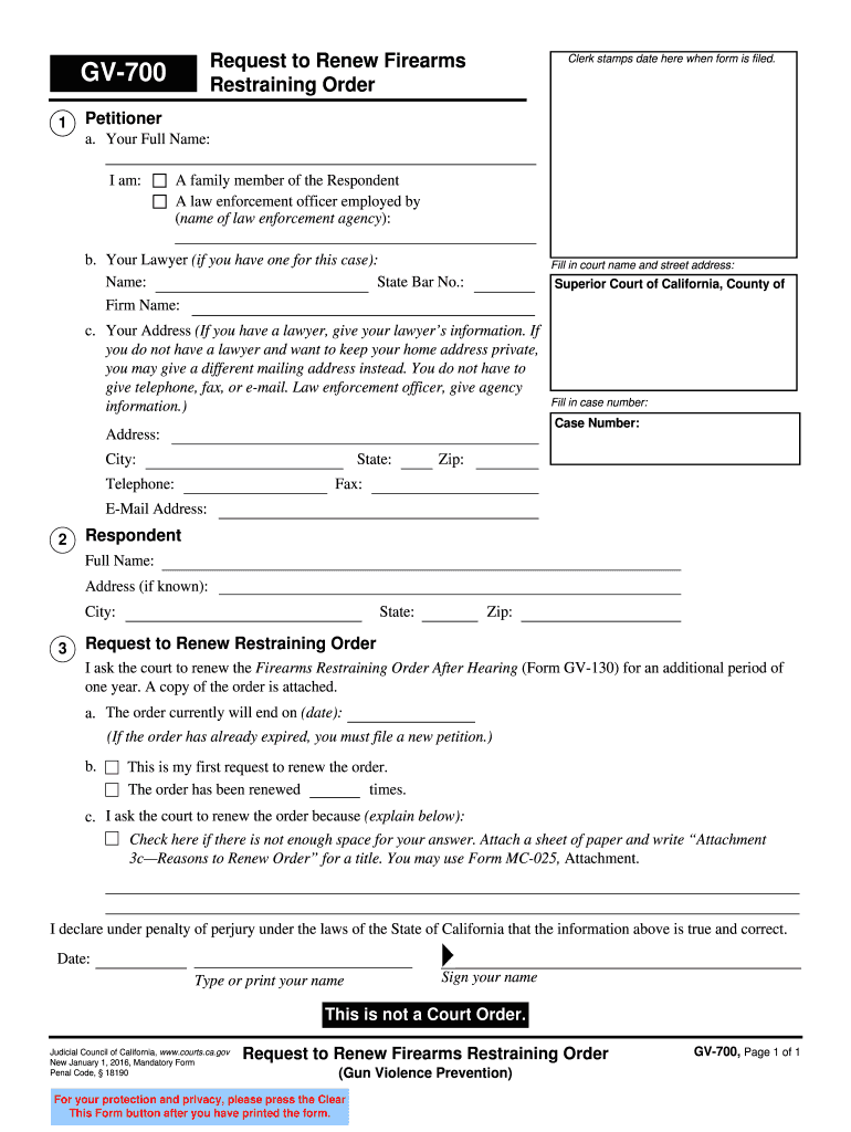 700 Request Form