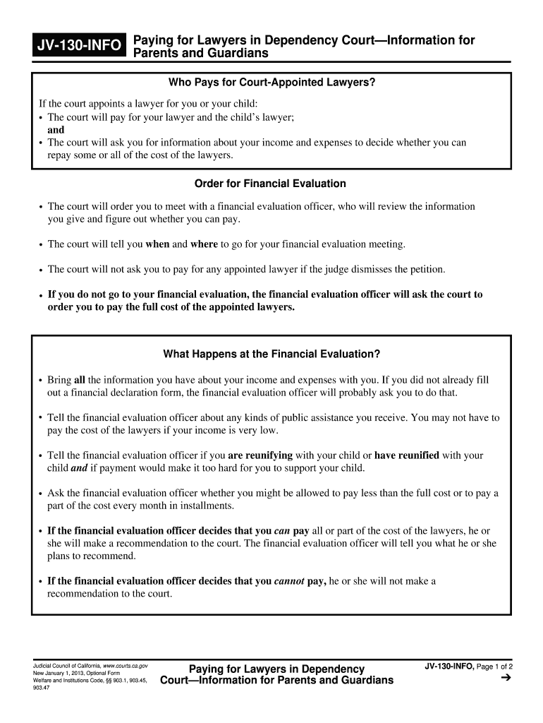 Jv 130  Form