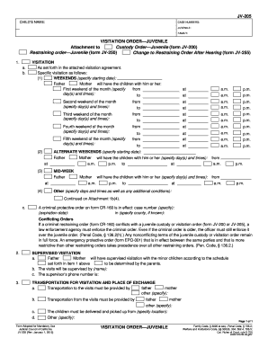 Jv 205  Form