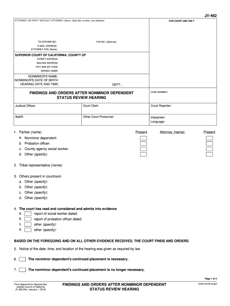  Jv462  Form 2014