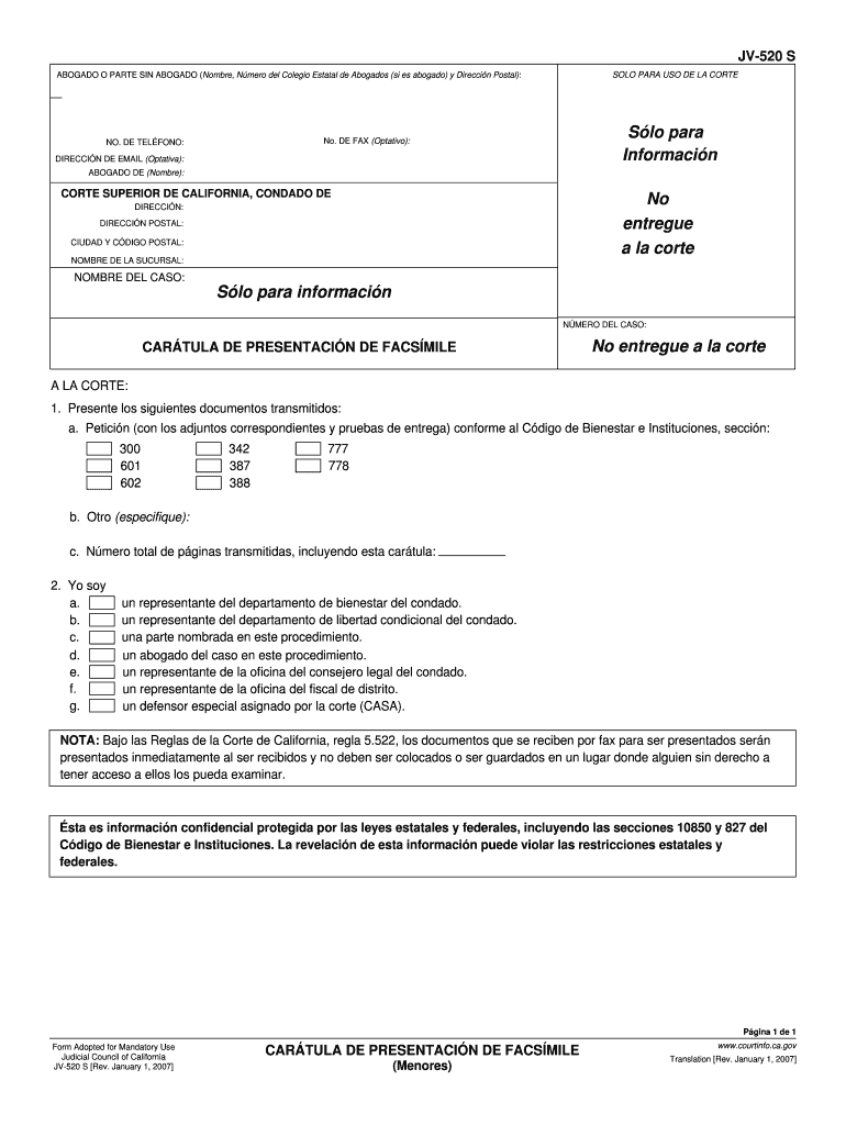 Courts Ca  Form