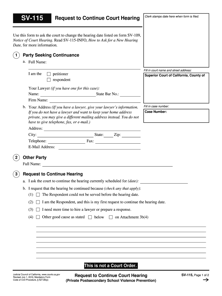 Sv 115  Form