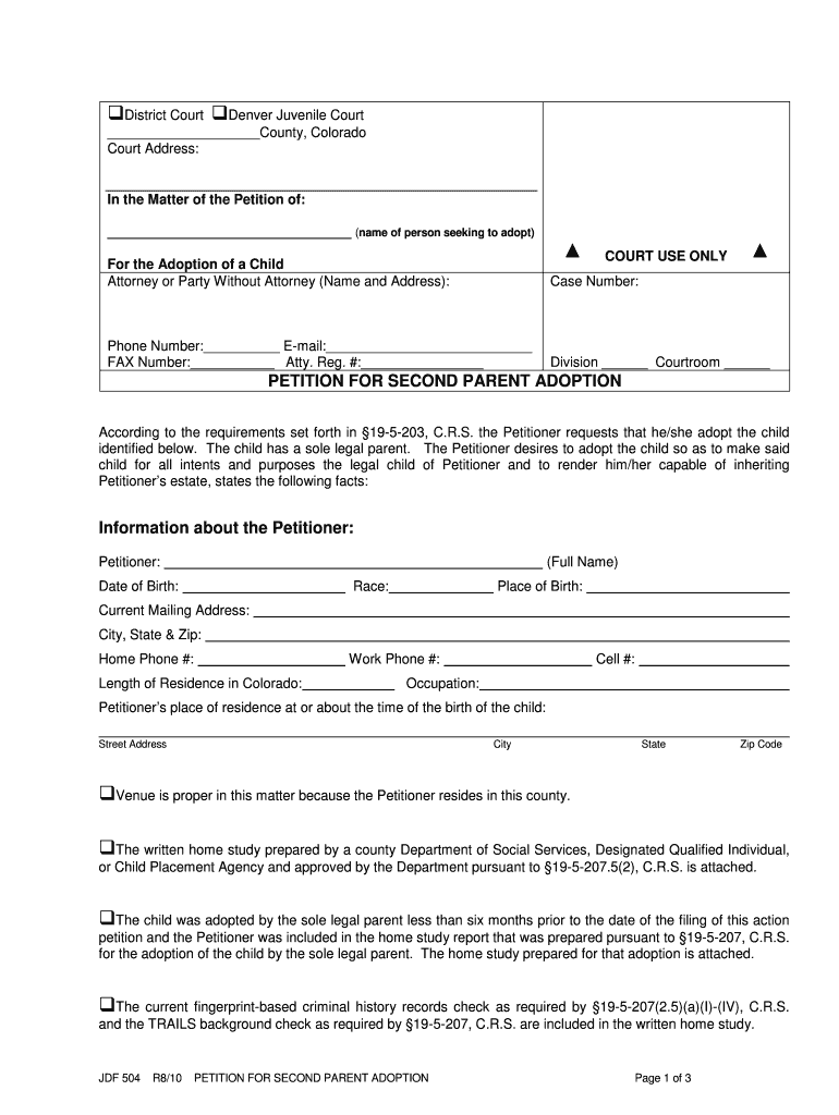 Courts State Co  Form