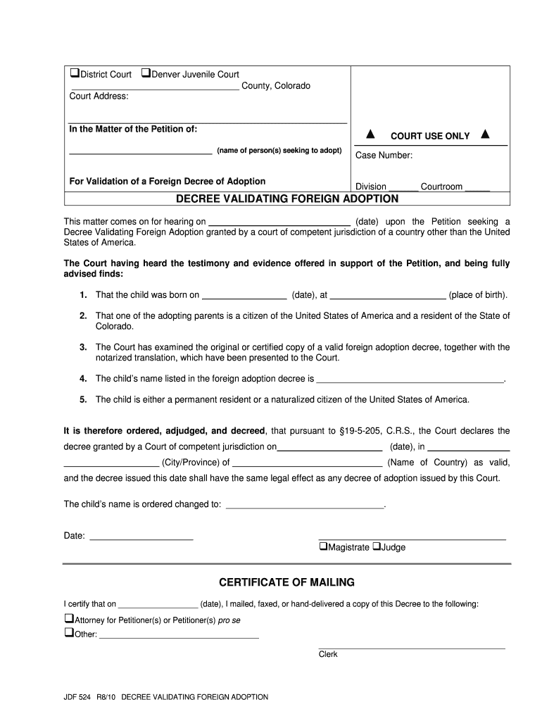 Courts State Co  Form