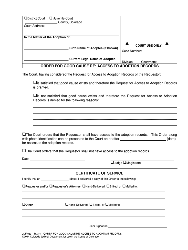 Courts State Co  Form