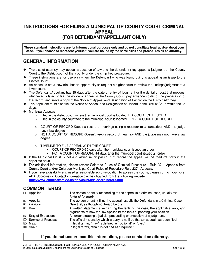 Courts State Co  Form