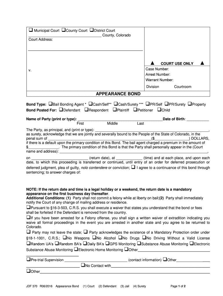 Las Animas County Court Docket  Form