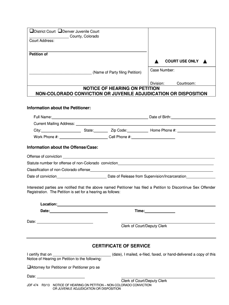 Courts State Co  Form