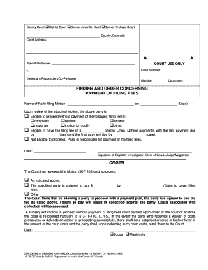  Jdf 206 Form Colorado 2012-2024