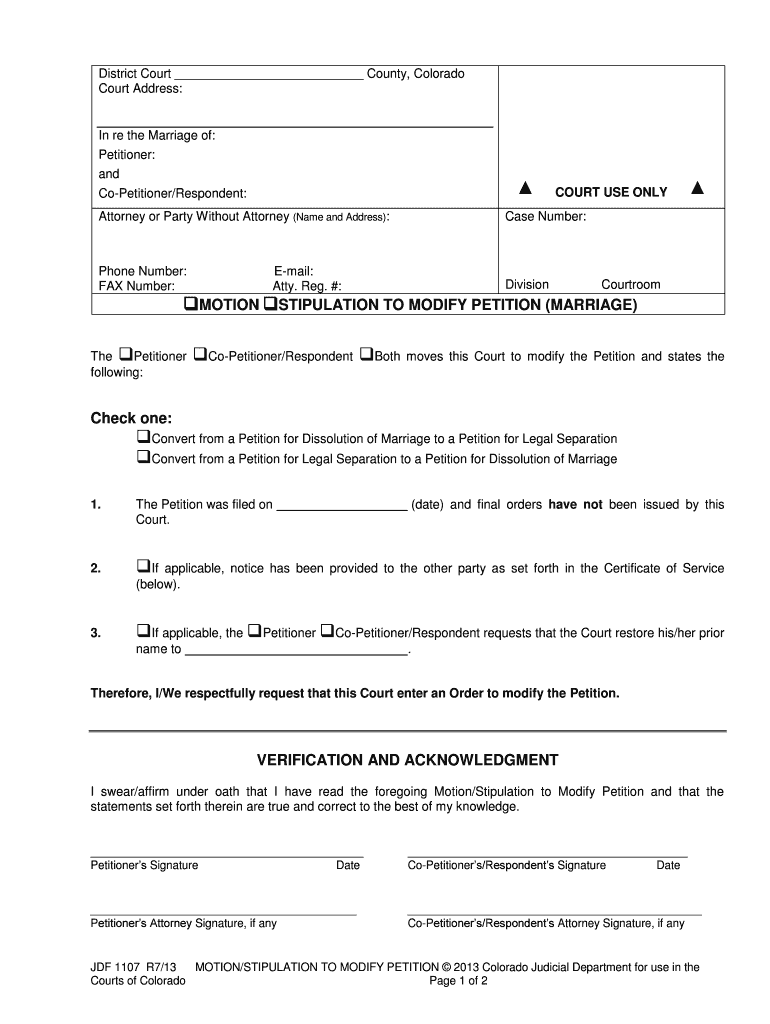 Courts State Co  Form