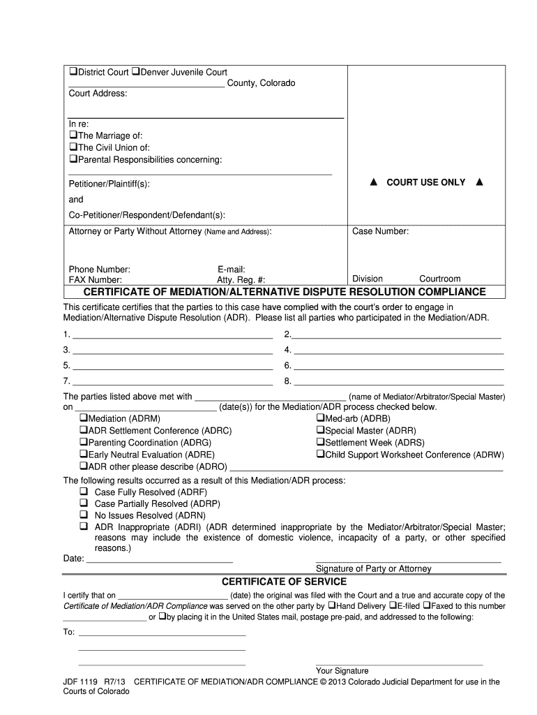 Courts State Co  Form