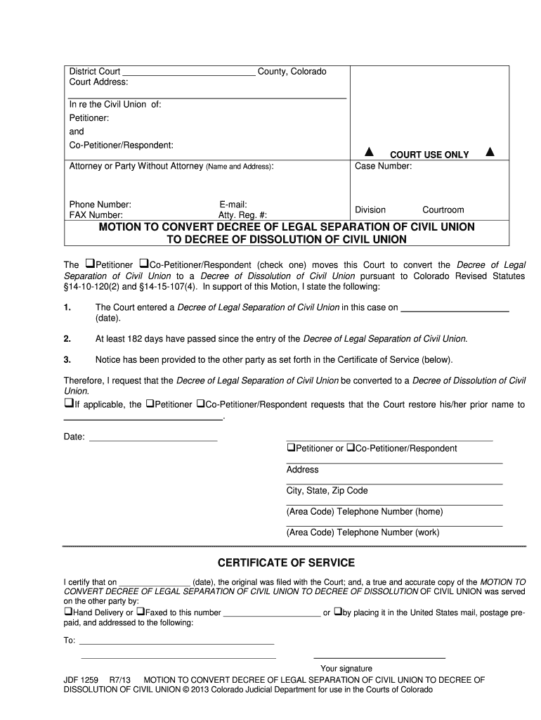 Courts State Co  Form