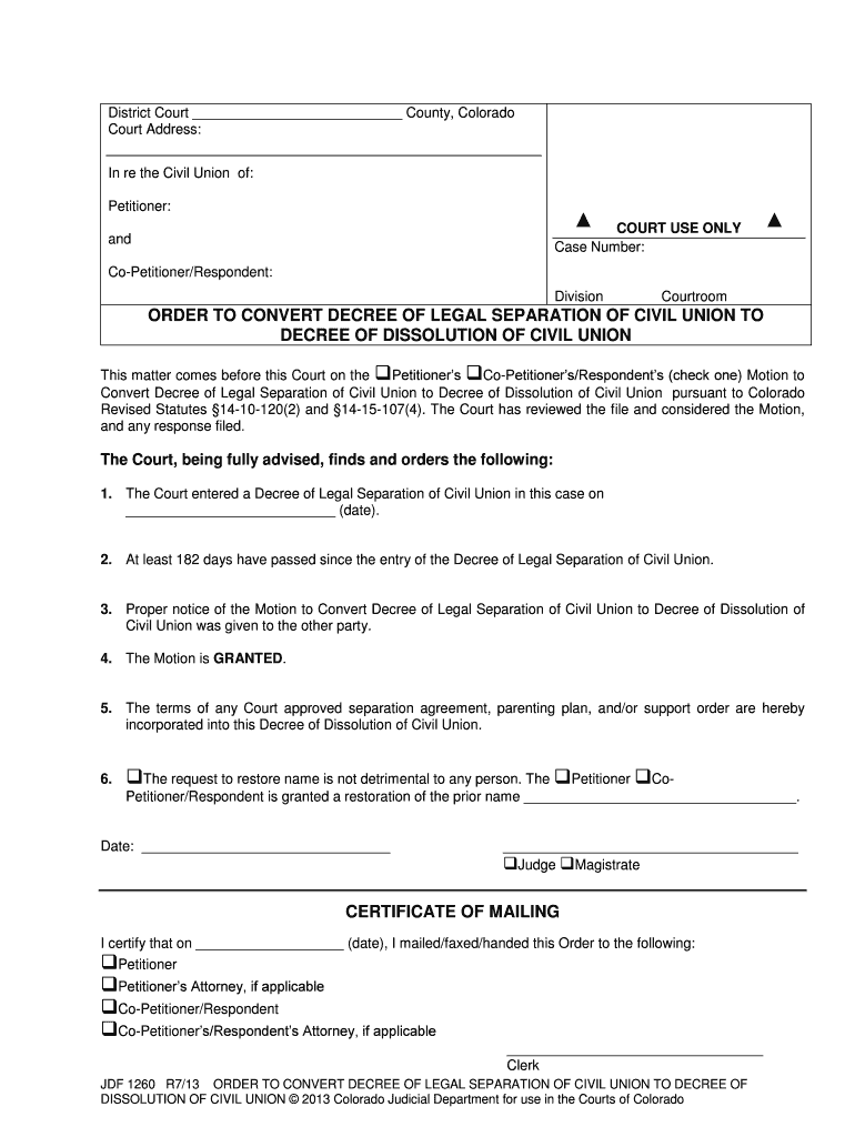 Courts State Co  Form