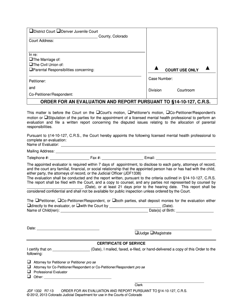 Courts State Co  Form