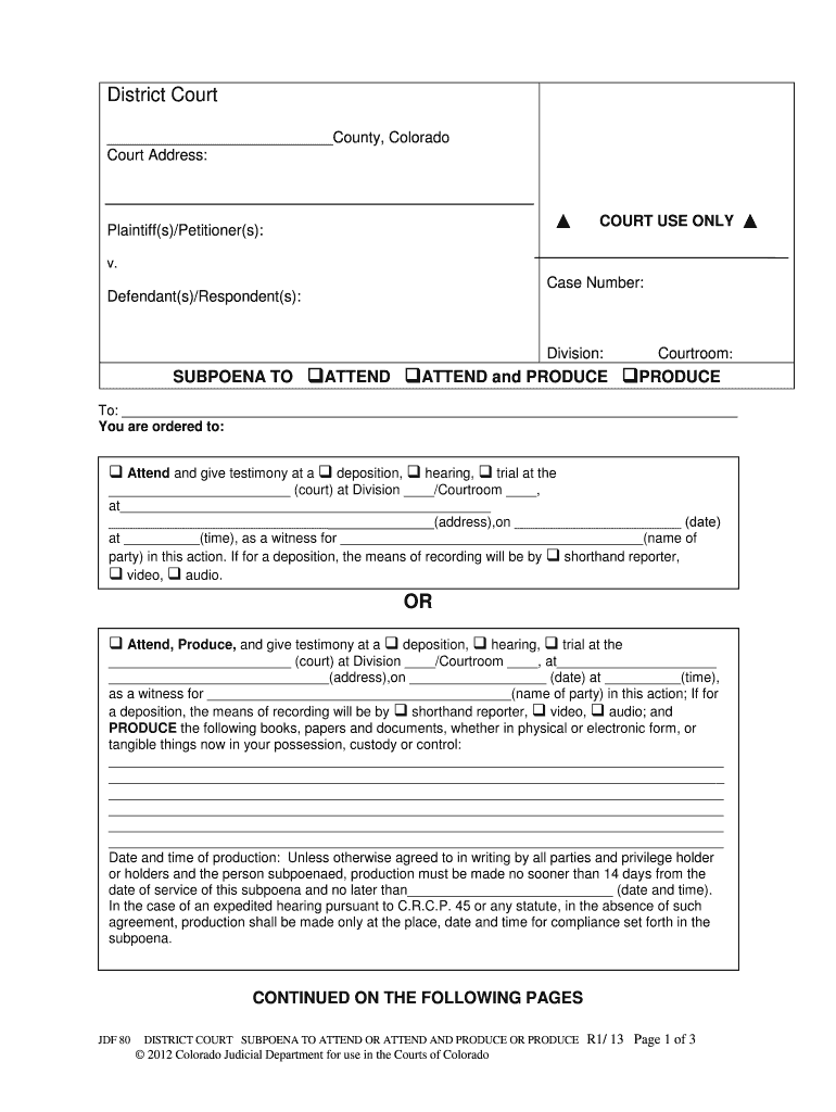 Jdf 80 Form