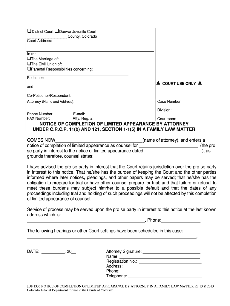 Courts State Co  Form