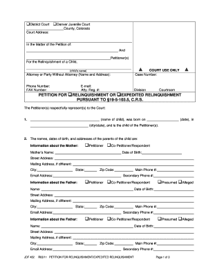 Jdf 452  Form