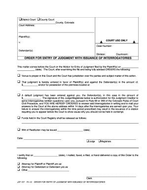 Rules of Practice for the Eighth Judicial District Court  Form