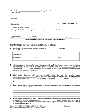 Courts State Co  Form