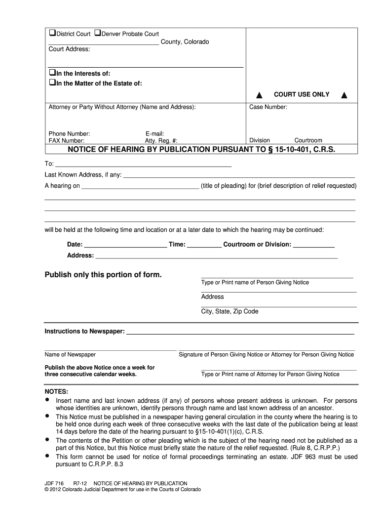 Courts State Co  Form