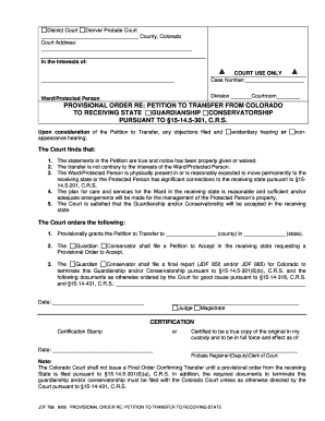 Courts State Co  Form