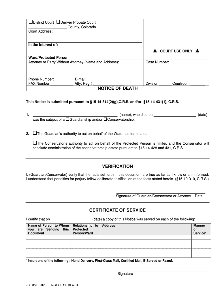 Courts State Co  Form