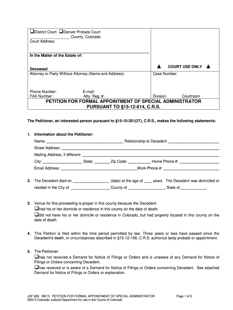 Courts State Co  Form