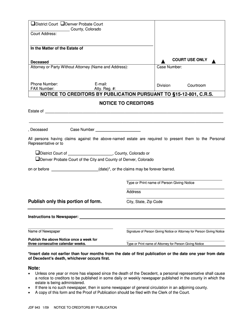 Courts State Co  Form