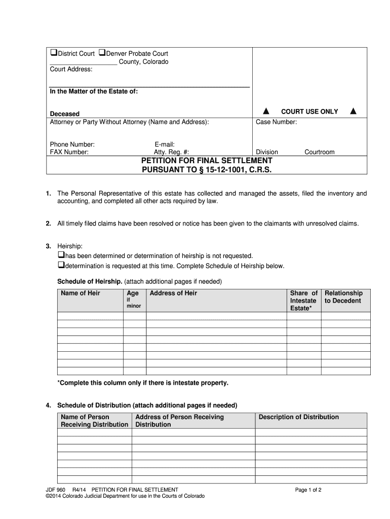 Co Jdf960  Form