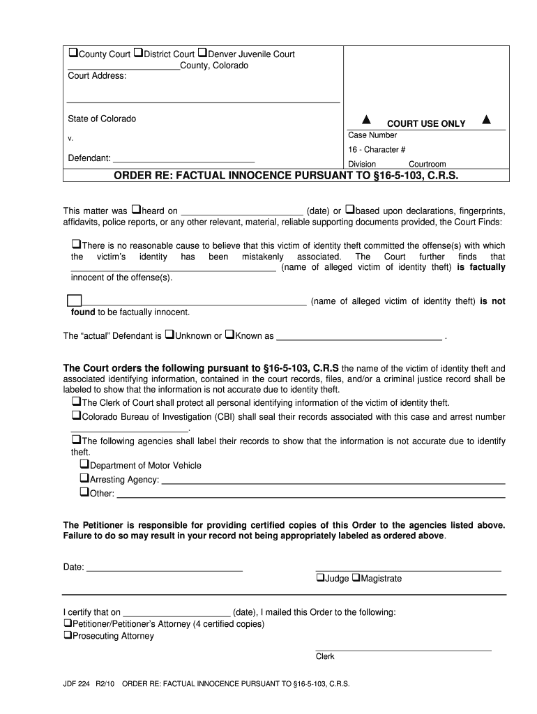 Courts State Co  Form