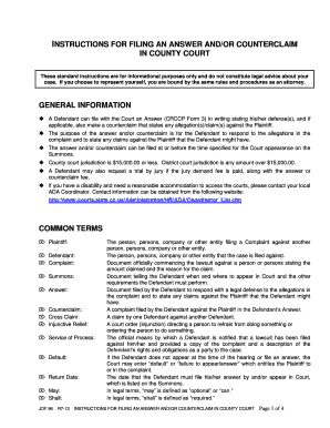 Courts State Co  Form