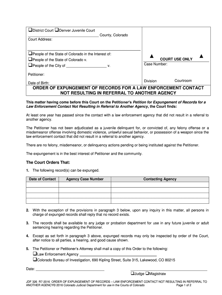 Courts State Co  Form