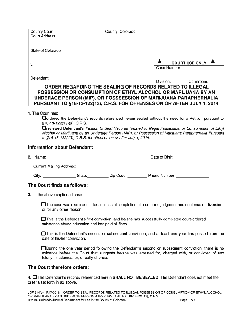 Courts State Co  Form