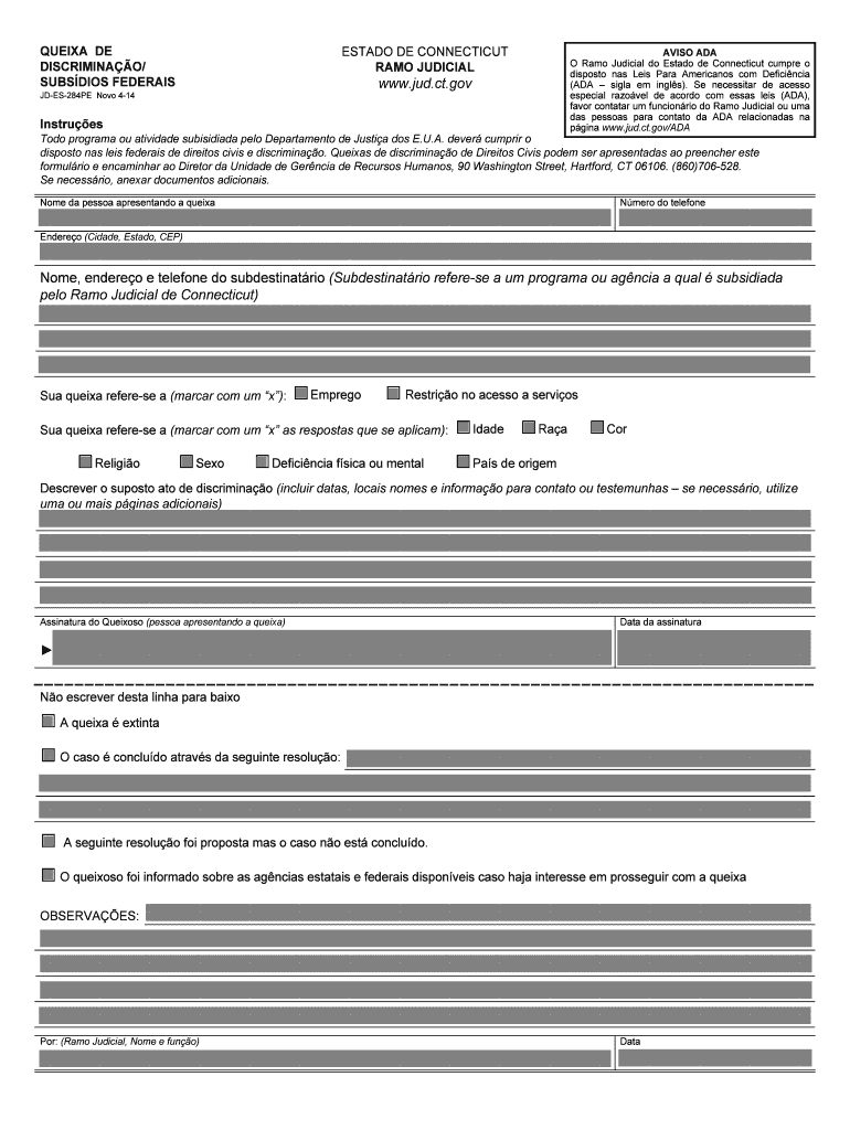 Connecticut Federais Form